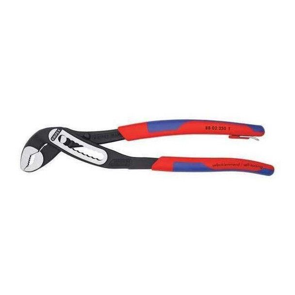 10 in Knipex Alligator V-Jaw Water Pump Plier Serrated, Bi-Material Grip
