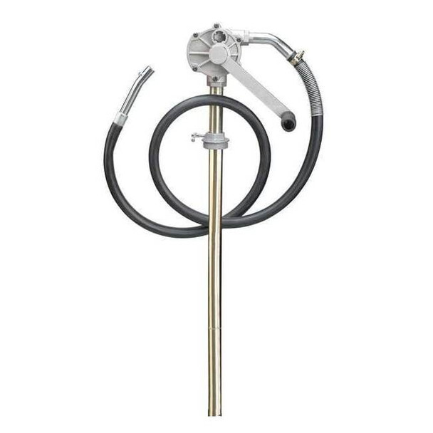 Dayton Hand Drum Pump, Rotary, Aluminum, 3/4In OD 40M296