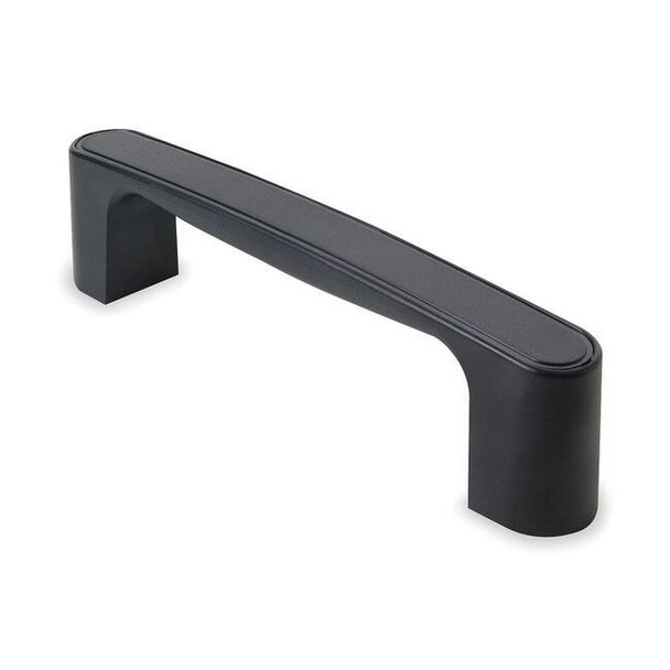 Manufacturer Varies Grab Handle, Plastic, Black, L 8, Unthr. Through Holes 1XPA2