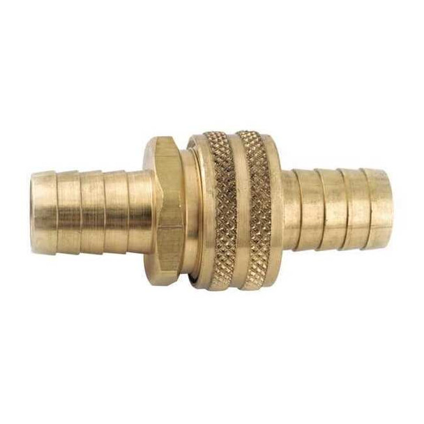 3/4" 500 psi Low Lead Brass Hose Barb, Tube Size: 5/8"