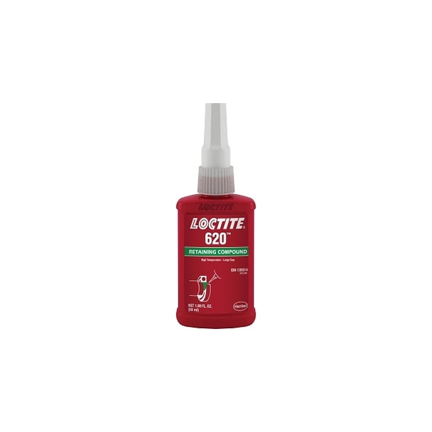 620™ Retaining Compound High Temperature, 250 mL Bottle, Green, 3800 psi