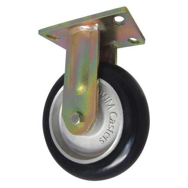 Rwm Rigid Plate Caster,Polyurethane,1500 lb. 68-UAB-0821-R-92A