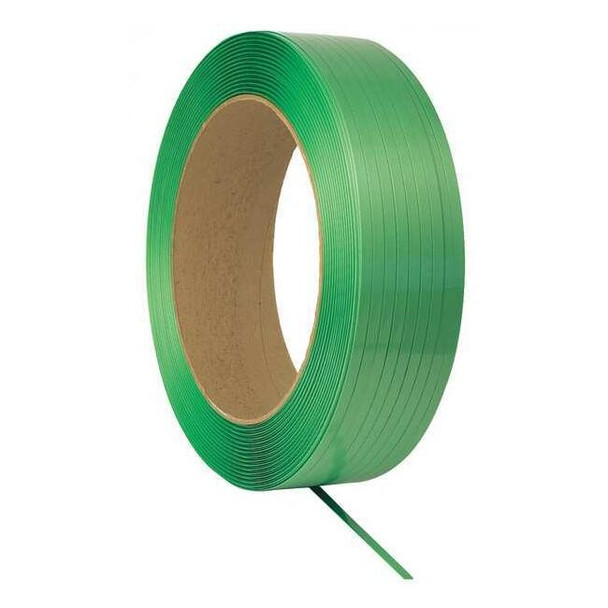 Manufacturer Varies Plastic Strapping, 1,500 lb, Green 40TP74