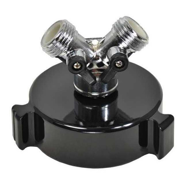 Moon American Hazmat Adapter,2-1/2 NH,(2) 3/4 Male GHT 428-2520754