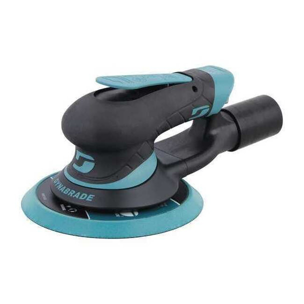 Dynabrade Air Orbital Sander, 6 in Disc Dia, Palm X61V