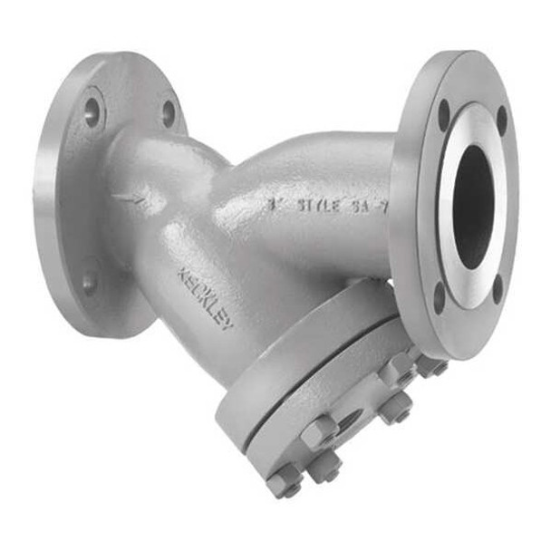 Keckley Y Strainer,7 7/8" H,16 mesh,Carbon Steel 22RFY-CS045P34-GBI-SA7