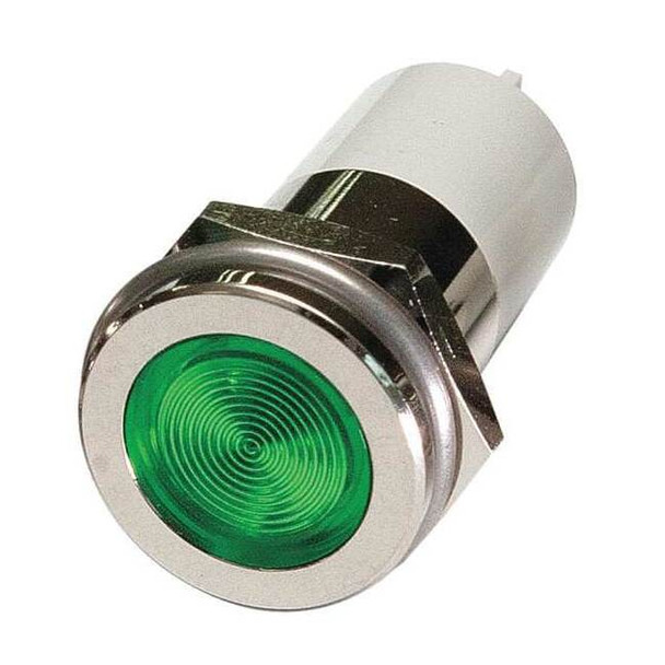 Manufacturer Varies Flat Indicator Light,Green,120VAC 24M175