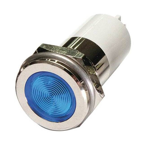 Manufacturer Varies Flush Panel Light, Blue, 110 V AC 24M176