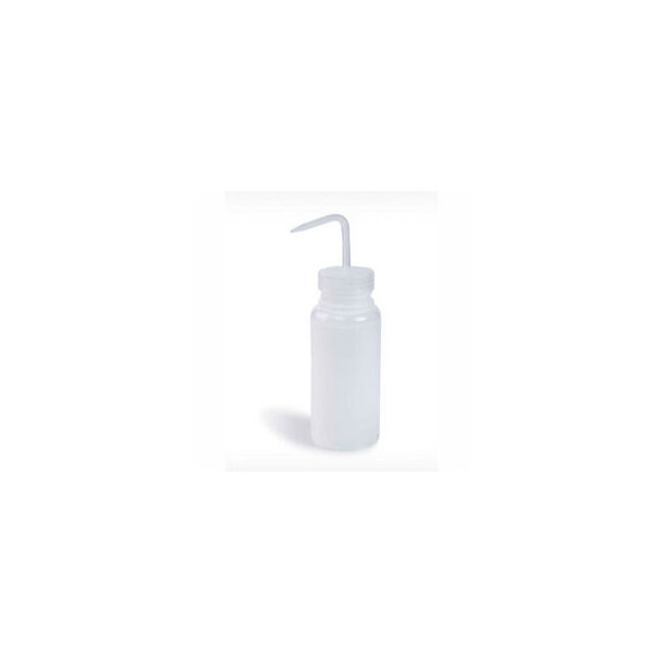 Bel-Art LDPE Wash Bottles 116200500 500ml Natural Cap Wide Mouth 6/PK