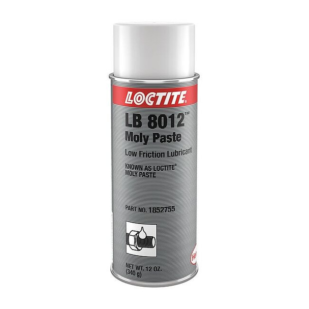 Loctite Anti-Seize,12 oz,Moly,Spray Can,Black LB 8012(TM) MOLY PASTE 1852755