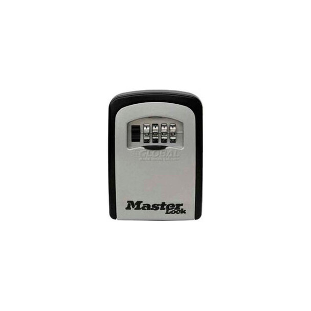 Master Lock No. 5401D 4-Digit Locking Combination Wall Mount Keylock Box - Holds
