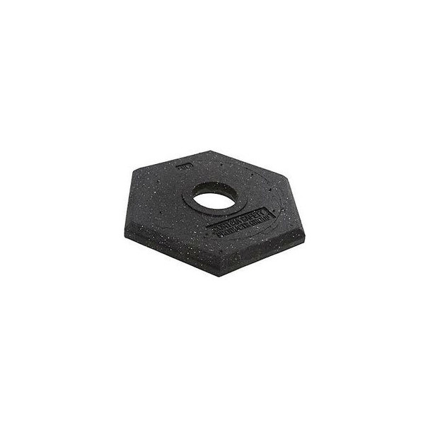 Rubber Delineator Base 15 lb. Replacement Base