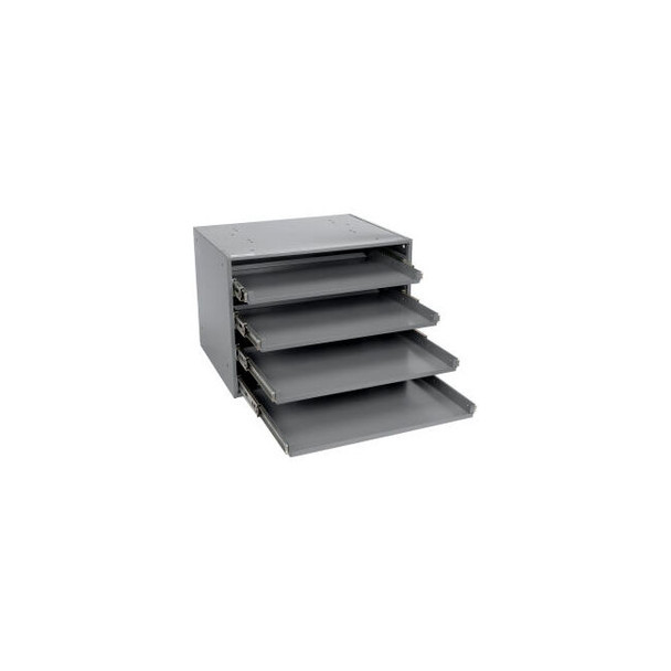 Durham Mfg. Heavy Duty Bearing Rack For Large Compartment Boxes Fits Four Boxes