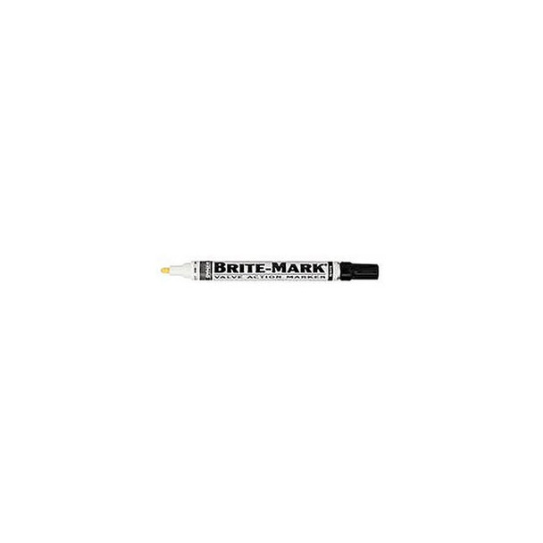 Dykem 84003 - Brite-Mark Medium White Marker (Pack of 12)