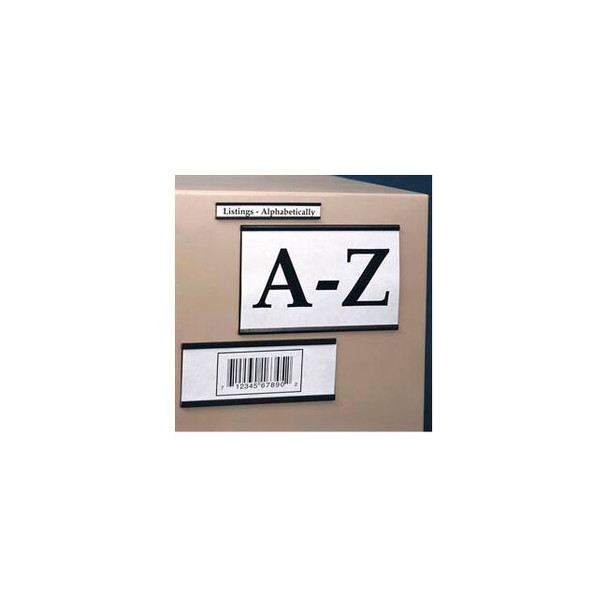 Magnetic ""C"" Channel Label Holder 3"" x 4"" (25 pcs/pkg)