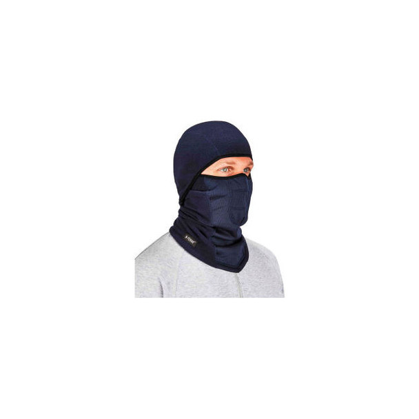Ergodyne N-Ferno 6823 Balaclava Face Mask Wind-Proof Hinged Navy