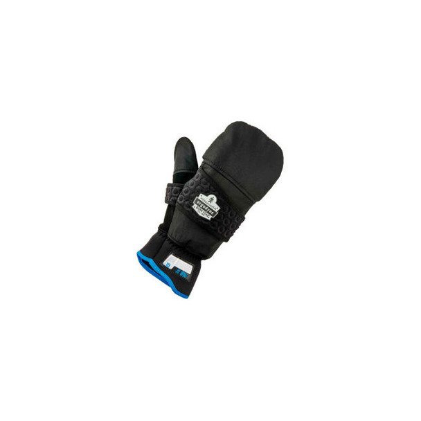 Ergodyne ProFlex 816 Thermal Flip-Top Gloves Black XL 17345