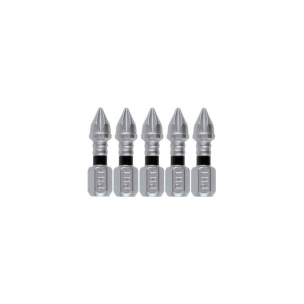 Makita Impact XPS #1 Phillips 1"" Insert Bit Matte Nickel 5/Pack