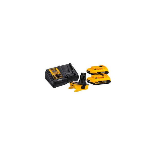 DeWalt 18-Volt to 20-Volt MAX Lithium-ion Battery Adapter Kit for 18-Volt Tools