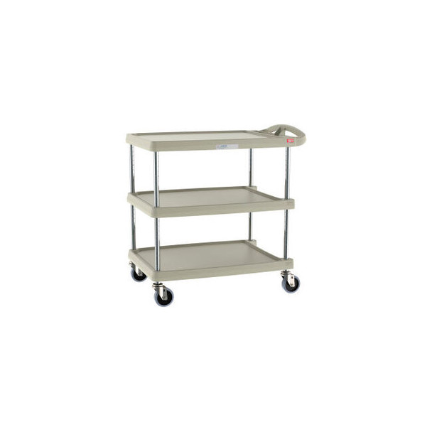 Metro myCart Utility Cart w/3 Shelves 400 lb. Capacity 34-3/8""Lx23-7/16""Wx35-1
