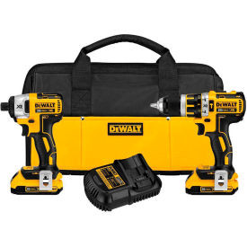 DeWalt DCK2050M2 20V MAX XR Li-Ion Brushless Compact Hammer Drill & Impact Drive
