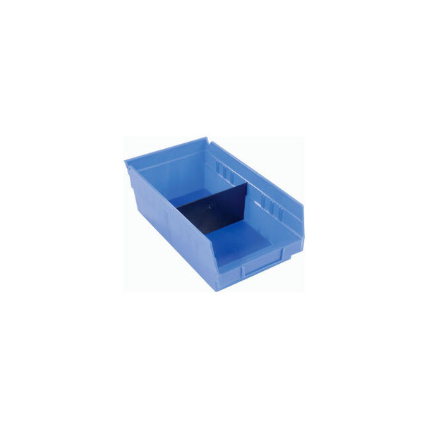 Akro-Mils Shelf Bin Divider 40150 For 8""W x 4""H Shelf Bins Black Price Pack of