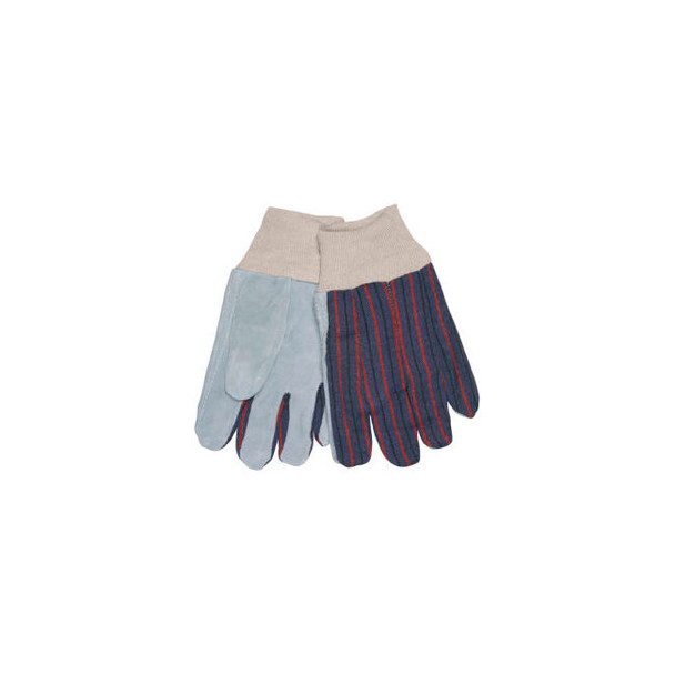 Memphis Clute Pattern Leather Palm Gloves with Knit Wrist Size L 12 Pairs