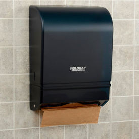 Global Industrial Folded Paper Towel Dispenser Smoke Gray