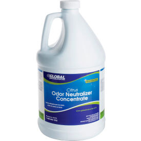 Global Industrial Odor Neutralizer Concentrate Citrus - Case Of Four 1 Gallon Bo