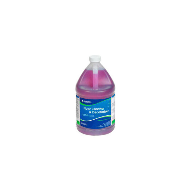 Global Industrial Floor Cleaner & Deodorizer 1 Gallon Bottle 2/Case