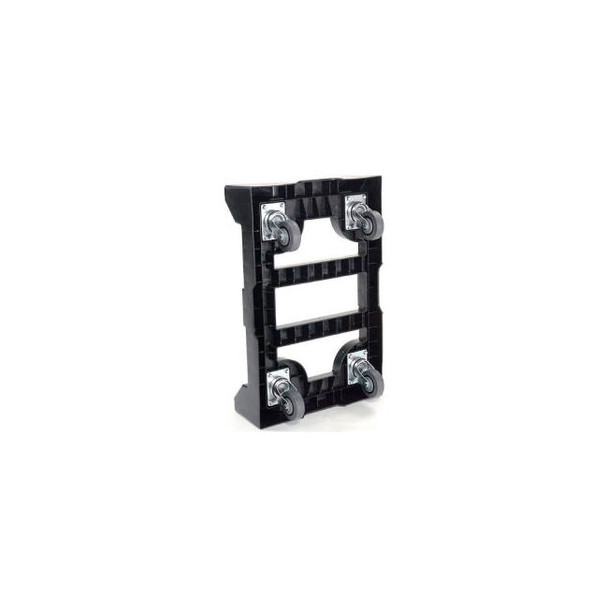 Global Industrial Plastic Container Dolly W/Casters 27-1/2""Lx18""W 650 Lb. Capa