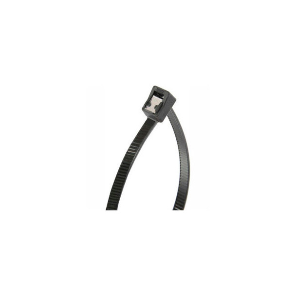 Gardner Bender 46-308UVBSC 8"" Self-Cutting Cable Ties Black 50lb 50/pk 2"" Max