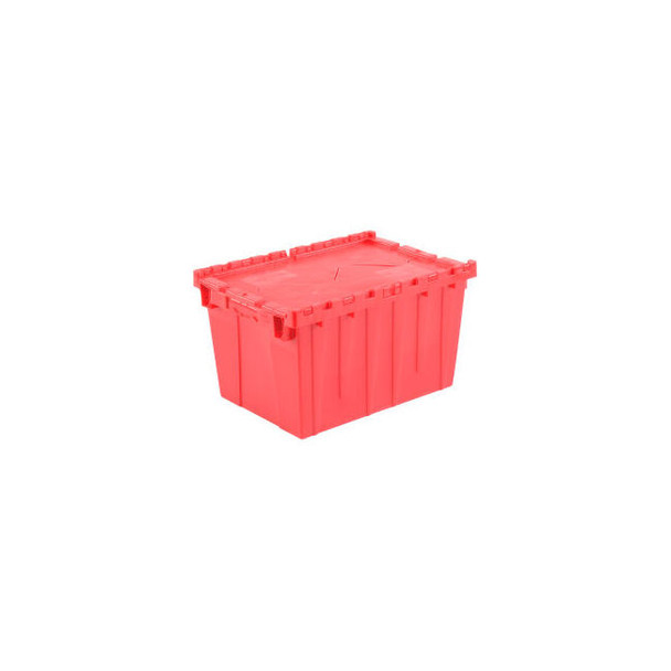 Global Industrial Plastic Attached Lid Shipping & Storage Tote 21-7/8""x15-1/4""