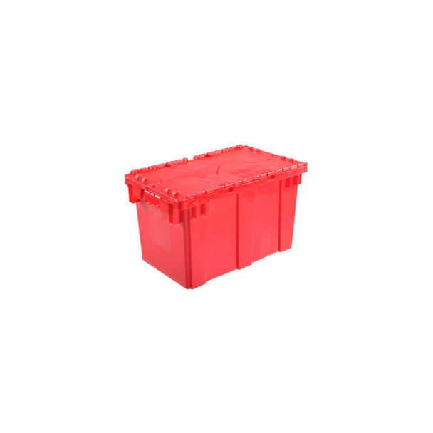 Global Industrial Plastic Attached Lid Shipping & Storage Container 22-3/8""L x