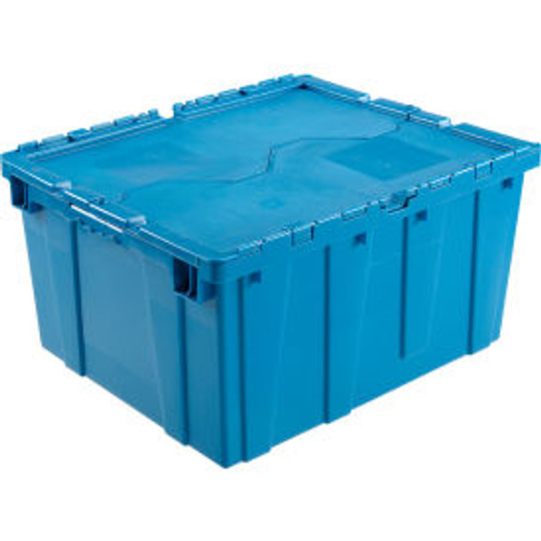 Global Industrial Plastic Attached Lid Shipping & Storage Container 23-3/4x19-1/ Global Industrial Plastic Attached Lid Shipping & Storage Container 23-3/4x19-1/