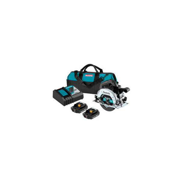 Makita LXT Cordless 6-1/2"" Circular Saw Kit Lithium-Ion Brushless 2.0Ah 18V 500