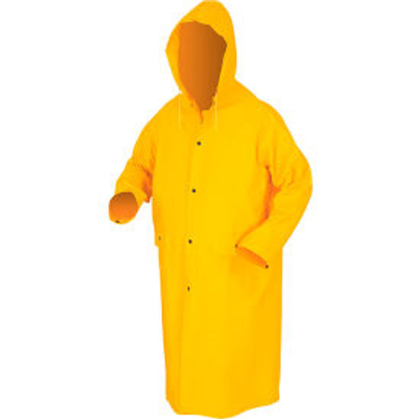 MCR Safety 2013RL Luminator&#x2122; 3-Piece Rain Suit Orange w/ Lime Silver Stri