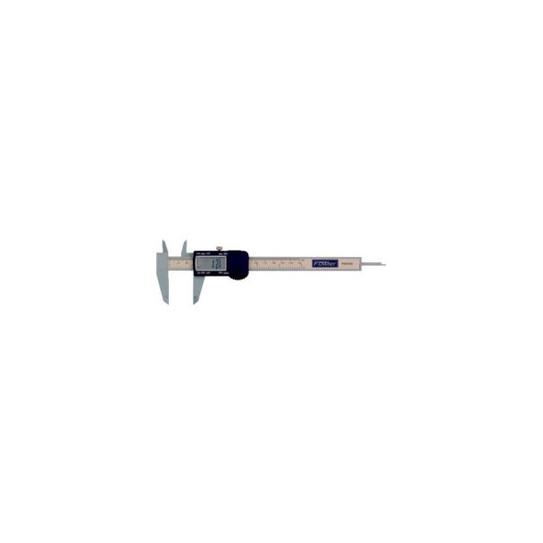 Fowler 74-101-175-0 Poly-Cal 0-6''/150MM Fractional Large Easy-Read Display Plas