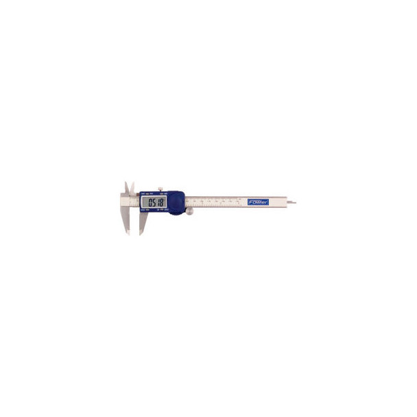 Fowler 54-101-600-1 Xtra-Value Cal 0-6''/150MM X-Large Easy-Read Display Stainle