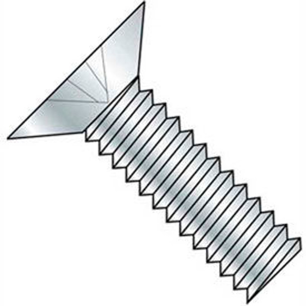 8-32 x 1/4"" Machine Screw - Phillips Flat Head - Undercut - Steel - Zinc Plated