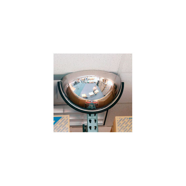 Half Dome Panoramic Acrylic Mirror Indoor 32"" Dia. 180 degrees Viewing Angle