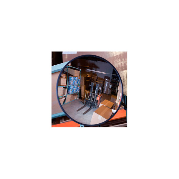 Round Acrylic Convex Mirror Outdoor 12"" Dia. 160 degrees Viewing Angle