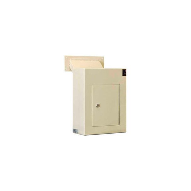 Protex Wall Depository Drop Box WDC-160 with Adjustable Chute - 12""W x 6""D x 1