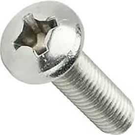 M8-1.25 Machine Screw - Phillips Pan Head MS 7985A Zinc 100 Pk