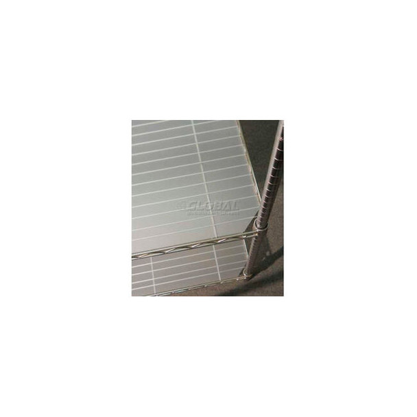 Chadko Polypropylene Shelf Liner 48""W x 24""D Translucent