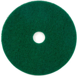 Global Industrial 18"" Scrubbing Pad Green 5 Per Case