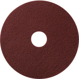 Global Industrial 13"" Stripping Pad Maroon 10 Per Case