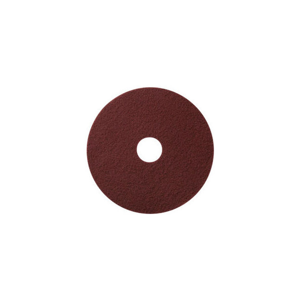 Global Industrial 17"" Stripping Pad Maroon 10 Per Case