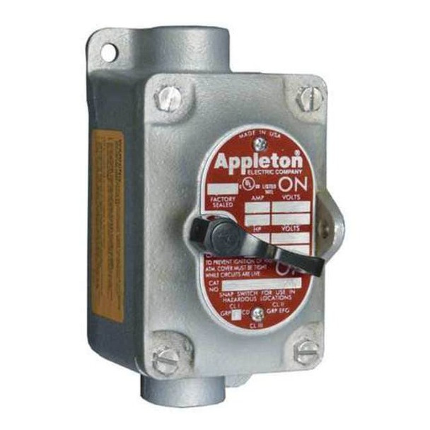 Appleton Electric Tumbler Switch,EDSC Series,1 Gang,1-Pole EDSC150-F1