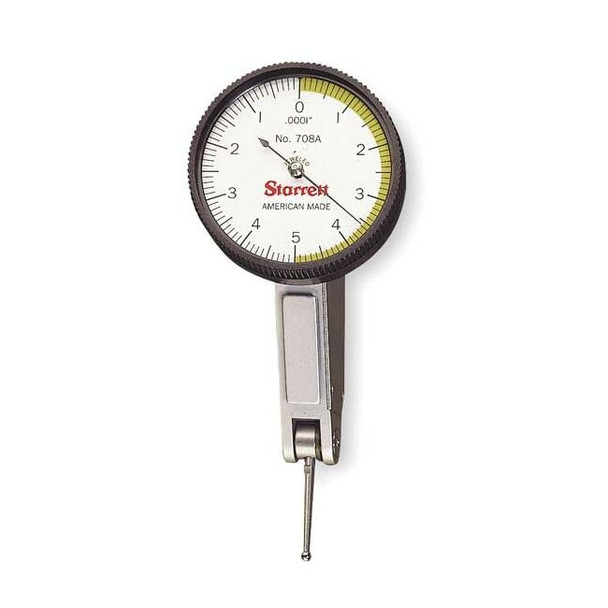 Starrett Dial Test Indicator,Hori,0 to 0.010 In 708AZ